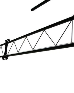 MR DJ LS560 10 ft Portable DJ Lighting Truss Stand System with Dual Tripods & T-Bars
