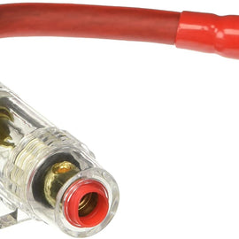 XP Audio XAGUFHPK4R 4-8 Gauge Red Power Cable 100% OFC Copper CCA With AGU Inline Fuse Holder with 60 Amp Fuse