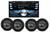 Dual XDM27BT Digital Media Receiver + 2 Soundstream PS-65 6.5" 4-Way Car Speakers Package