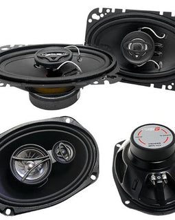 Cerwin Vega XED46 4x6" Coaxial & XED693 6x9" 3-Way Speakers