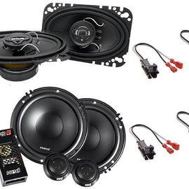 Cerwin Vega XED650C 61/2" component & XED46 4X6" speakers Fit 1995-2006 Silverado/Sierra