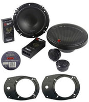 Cerwin Vega XED650C 6.5" 300W Component Speaker + Universal Spacer Adapter Plate Kit