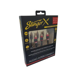 Stinger XI22YM X2 Series 2 Channel Interconnect Y-connector 2 Male/1 Female