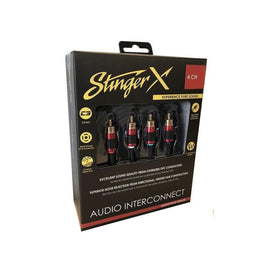 Stinger XI2412 X2 Series 4 Channel Interconnect 12ft