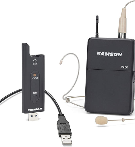 Samson SWXPD2BDE5 Headset USB Digital Wireless System