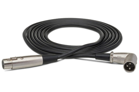 Hosa XRR-103 Balanced Interconnect Cable with Angled XLR Male End 3 foot