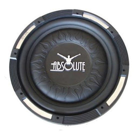 Absolute XS-1000 10" Xcursion Series 1500 Watts Slim Shallow Subwoofer + 8 Gauge Amp Kit