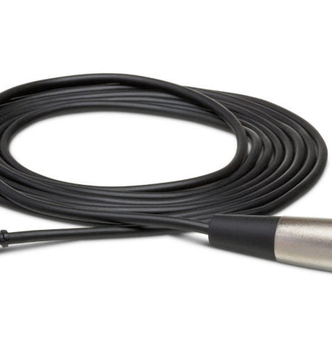 Hosa XVM-115M XLR Male to Right Angle 3.5mm TRS Male Cable 15 foot