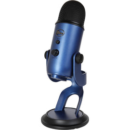 Blue Yeti Midnight Blue Premium Multi-Pattern USB Microphone with Blue VO!CE