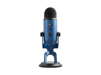 Blue Yeti Midnight Blue Premium Multi-Pattern USB Microphone with Blue VO!CE