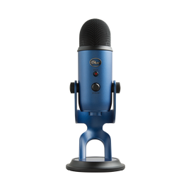 Blue Yeti Midnight Blue Premium Multi-Pattern USB Microphone with Blue VO!CE