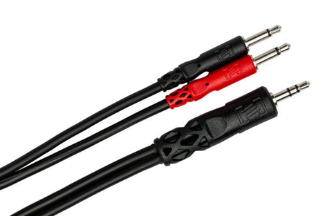 Hosa YMM-152 Stereo Mini Male to Mono Mini Male X 2 Y Cable