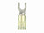 Install Bay YNST10 Yellow Nylon Spade Terminal 12-10 Gauge #10 Package of 100