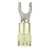 Install Bay YNST8 Yellow Nylon Spade Terminal 12-10 Gauge #8 - Package of 100