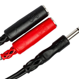 Hosa YPP-117 Stereo Breakout Cable - 1/4 inch TRS Male to Left and Right 1/4 inch TS Female