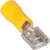 Install Bay YVFD250 Yellow Vinyl Female Quick Disconnect 12-10 Gauge .250