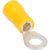 Install Bay YVRT10 Yellow Vinyl Ring Terminal 12-10 Gauge #10 Package of 100