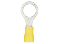 Install Bay YVRT516 Yellow Vinyl Ring Terminal 12-10 Gauge 5/16 in Pack of 100