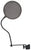 Yorkville MWS-56DLX Mic Pop Filter with Nylon Grille, C-Clamp