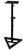 Yorkville SKS-41B Adjustable Studio Monitor Stand with Triangular Base
