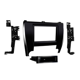 Metra 99-8249 Single/Double-DIN Car Stereo Dash Kit - Compatible Fits for Toyota Camry 2015-2017