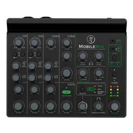 Mackie MobileMix, 8-Channel USB-Powerable Mixer for A/V Production, Live Sound and Streaming