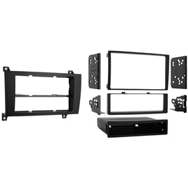 Metra 99-8713 Single/Double-DIN Car Stereo Dash Kit - Compatible Fits for Mercedes SLK 2005-2011