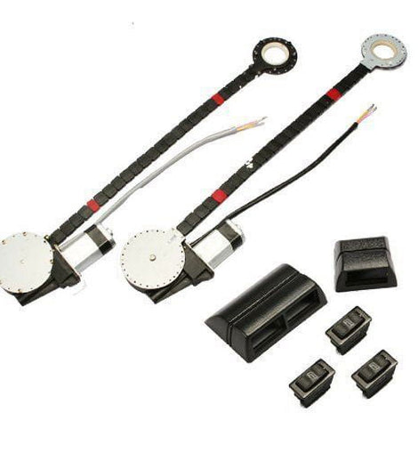 Absolute HW600 Universal Electric Power Window Conversion Kit for 2-Door Vehicles