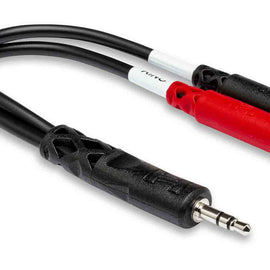 Hosa YMM-261 Stereo Breakout Cable, 3.5 mm TRS to Dual 3.5 mm