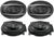 Pioneer TS-A6960F 450W 4-Way 6x9 Stereo Coaxial Speakers, 4-Ohm, Set of 2 Pairs