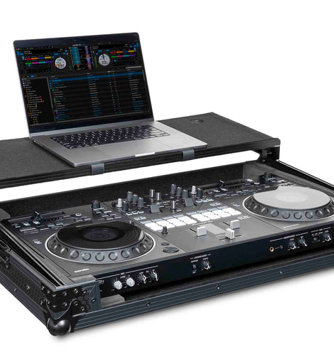 Headliner HL10018, Pitch Black Flight Case for DDJ-REV5 with Laptop Platform