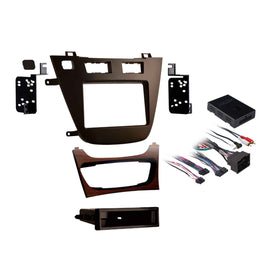Metra 99-2023BR Single/Double DIN Installation Brown Regal Kit - Compatible Fits for Buick 2011-2012