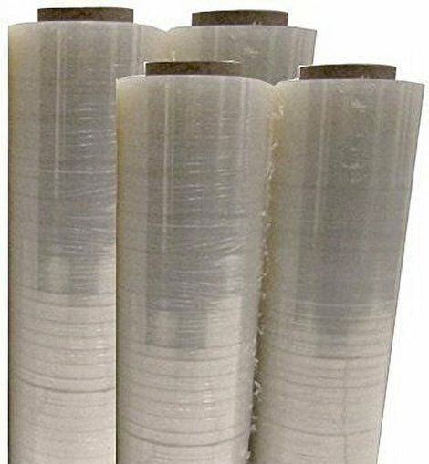 Four Rolls Plastic Film Shrink Pallet Stretch Wrap 18