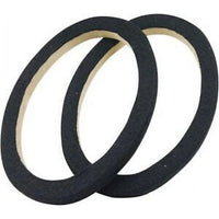 2 10" Black Carpeted MDF Car Stereo Speaker Woofer Subwoofer Sub Ring Spacer