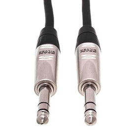 Hosa HSS-015 Pro Balanced Interconnect Cable, REAN 1/4 in TRS to Same - 15 Feet