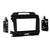 Metra 95-7344CH Double DIN Charcoal Dash Installation Kit - Compatible Fits for Kia Sportage 2011-2016