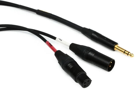 Mogami GOLD INSERT XLR-12 Gold Insert XLR Cable - 1/4-inch TRS Male to XLR Male/Female - 12 foot