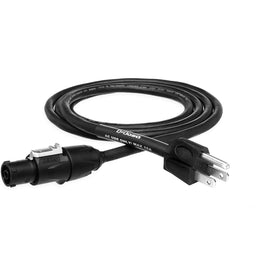 Hosa PRXN-106, PRXN Series Power Cord with REAN Power X and Hosa NEMA 5-15P Connectors - 6 Ft