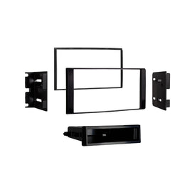 Metra 99-7623 Double-DIN Car Stereo Black Dash Kit - Compatible Fits for Nissan NV200 2013-2021 - Chevrolet City Express 2015-2018