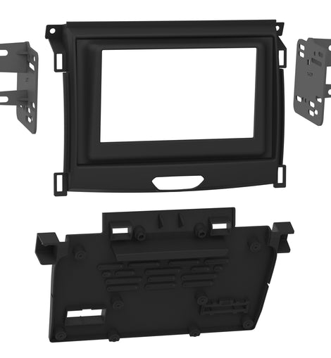 Metra 99-5857B Single-DIN or Double-DIN Car Stereo Dash Kit - Compatible Fits for Ford Ranger 2019-Up with 4.2 Inch Color Screen