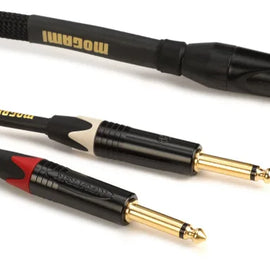 Mogami GOLD GTS-12 Gold Stereo Guitar Cable TRS to Dual TS - 12 feet