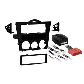 Metra 99-7510 Single Black DIN Installation Dash Kit - Compatible Fits for Mazda RX8 2004-2008