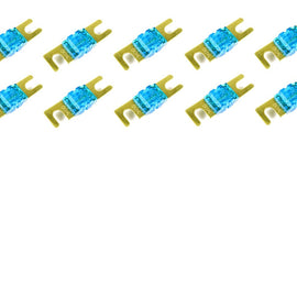 10 Pack Of 60 Amp Gold AFS / Midi / Mini ANL Fuses