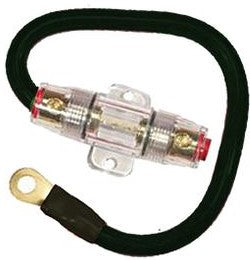 Absolute AGHPKG4BK 4 Gauge Power Cable and In-Line Fuse Kit (Black)