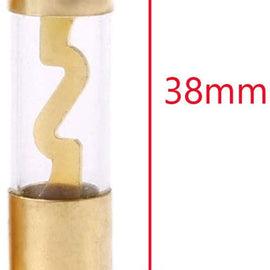 American Terminal TAGU80-5 80 Amp Gold-Plated AGU Glass Fuse (5 Pack)