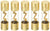 American Terminal TAGU-80-5 80A AGU Fuse 10X38mm Car Audio Power Safety Protect Glass Tube Gold Plated Radio AMP Amplifier