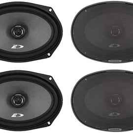 2 Pair Alpine SXE-6926S 280w MAX, 45W RMS6 x 9" 2-Way Coaxial Speakers