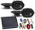 Alpine BBX-F1200 Amplifier 2 Pair S2-S68 5X7/6X8 Coax Speakers Amp Kit