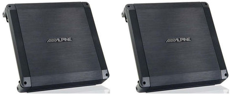 2 Alpine BBX-T600 600W Max BBX Series 2-ohm Stable 2 Channel Class A/B Amplifier