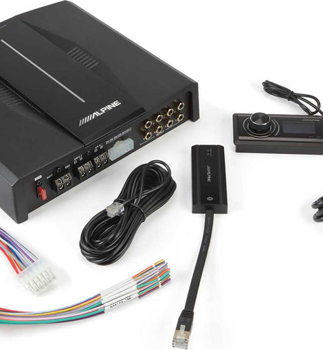 Alpine PXE-C80-88 900W RMS Class D PXE Series 8 Channel Car Amplifier with Automatic Sound Tuning